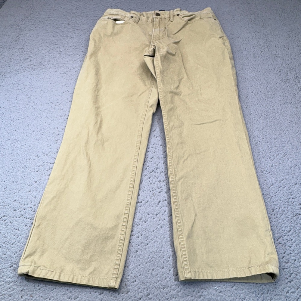 Polo Ralph Lauren Pants Mens 32x26 Mens Khaki Chinos 5 Pocket Preppy Straight